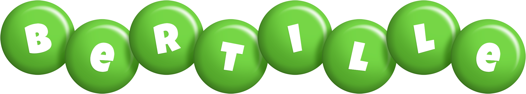 Bertille candy-green logo