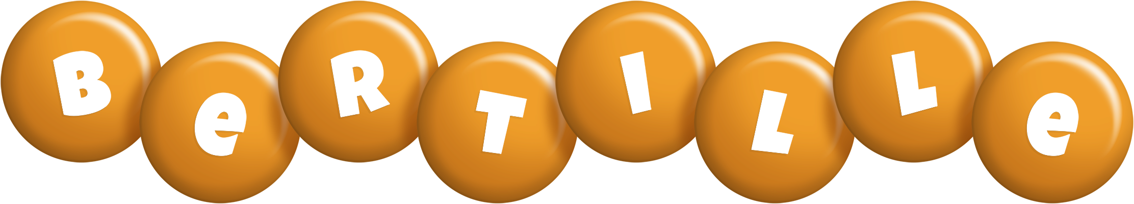 Bertille candy-orange logo