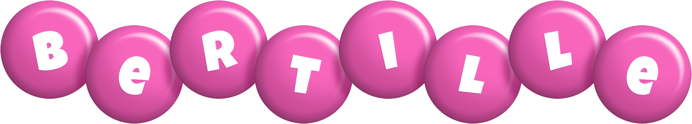 Bertille candy-pink logo