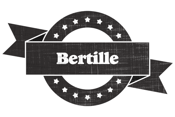Bertille grunge logo