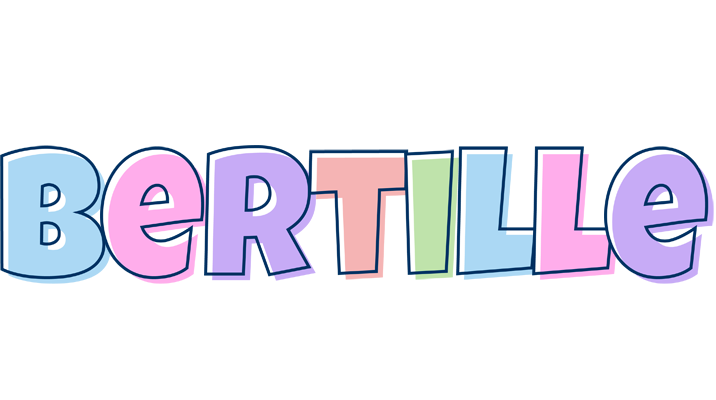 Bertille pastel logo