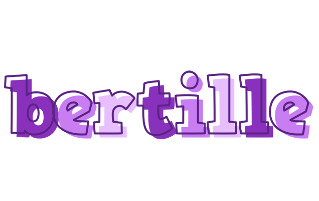 Bertille sensual logo