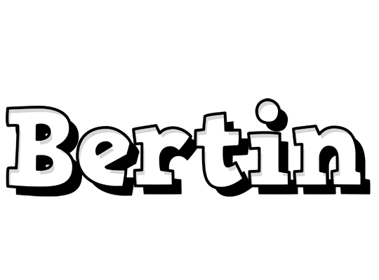 Bertin snowing logo