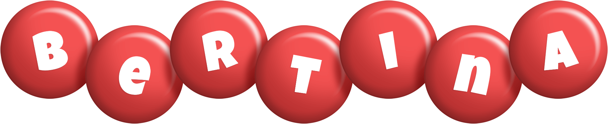 Bertina candy-red logo