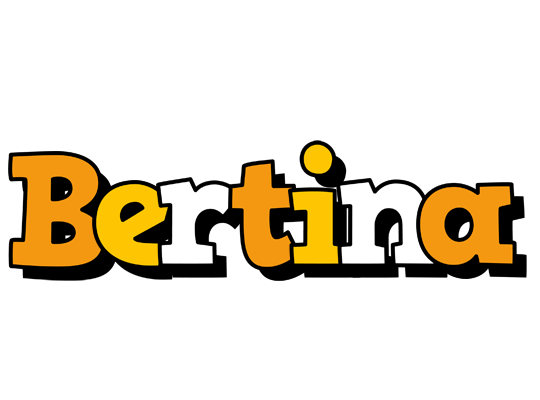 Bertina cartoon logo