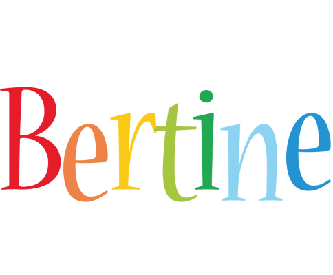 Bertine birthday logo