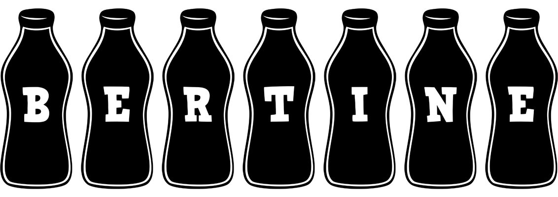Bertine bottle logo