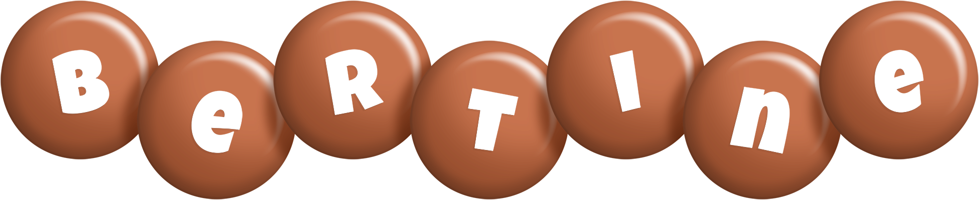 Bertine candy-brown logo