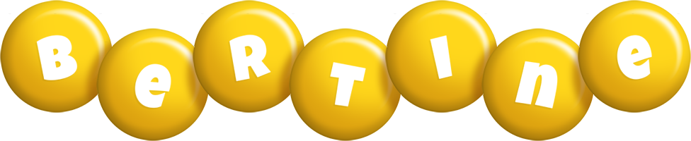 Bertine candy-yellow logo