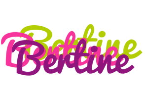 Bertine flowers logo