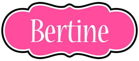 Bertine invitation logo