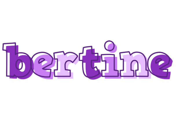 Bertine sensual logo