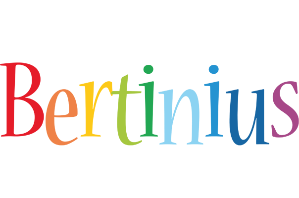 Bertinius birthday logo