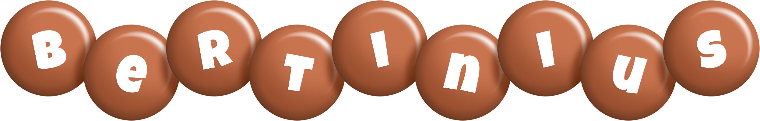Bertinius candy-brown logo