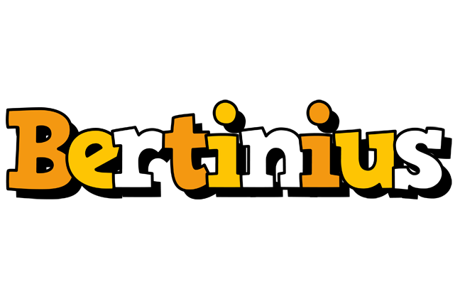 Bertinius cartoon logo