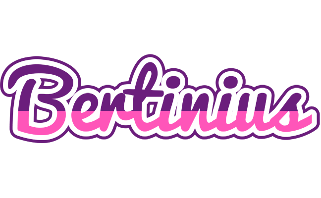 Bertinius cheerful logo