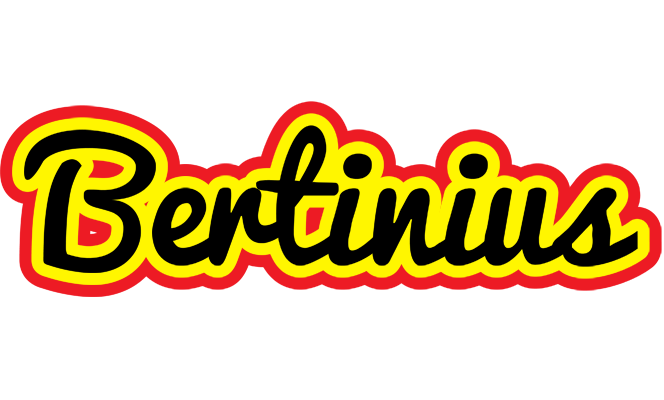 Bertinius flaming logo
