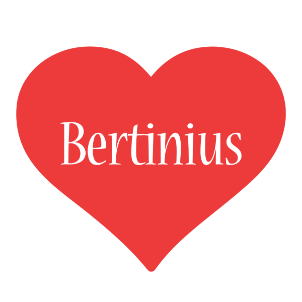 Bertinius love logo
