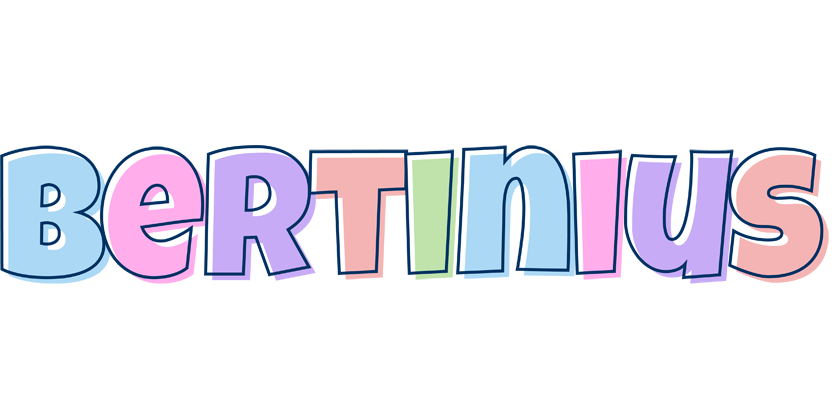 Bertinius pastel logo