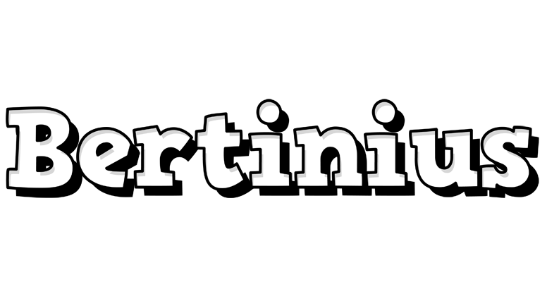 Bertinius snowing logo