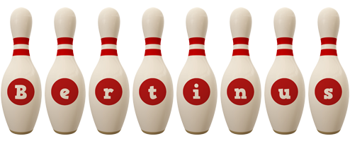 Bertinus bowling-pin logo