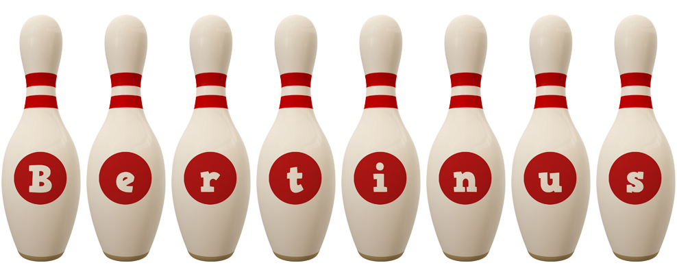 Bertinus bowling-pin logo