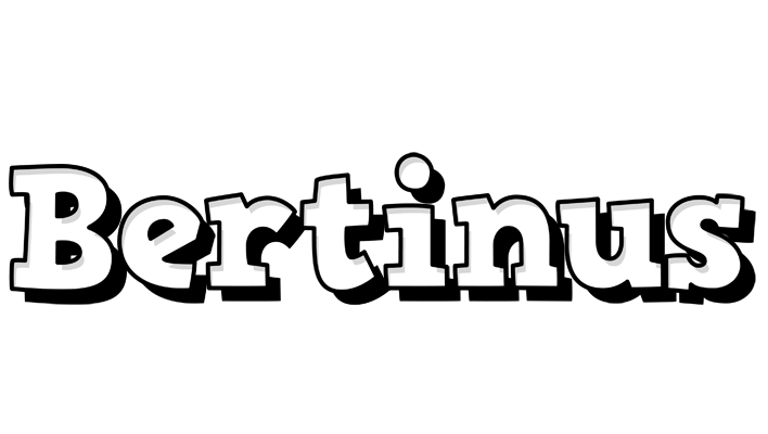 Bertinus snowing logo