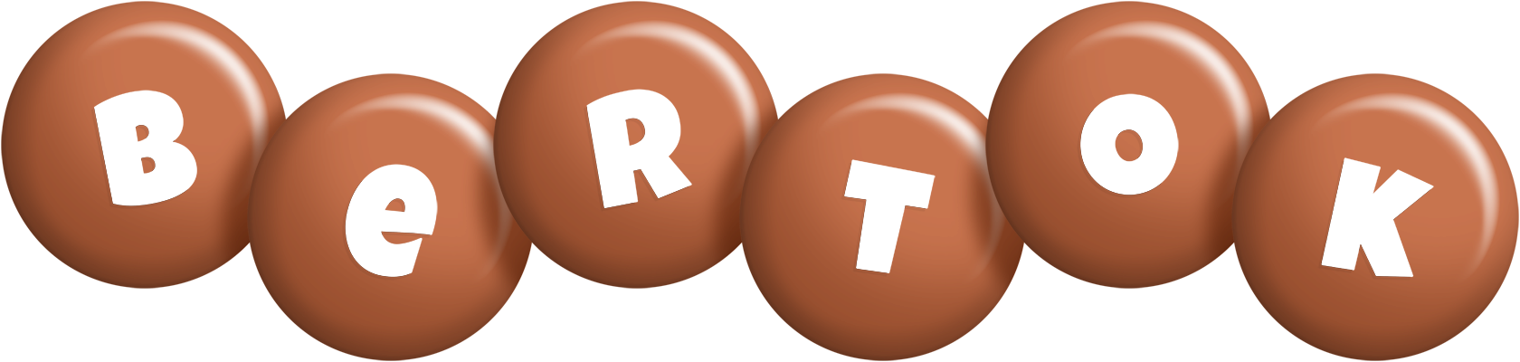 Bertok candy-brown logo