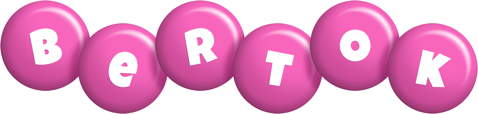 Bertok candy-pink logo