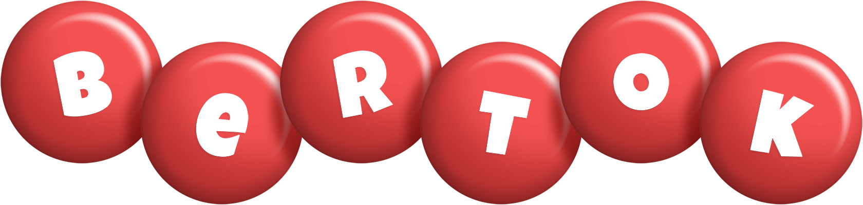 Bertok candy-red logo