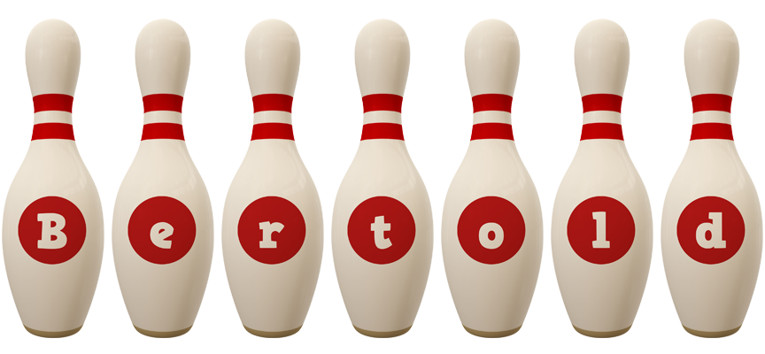 Bertold bowling-pin logo