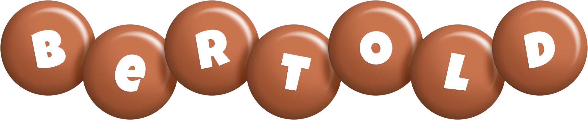Bertold candy-brown logo