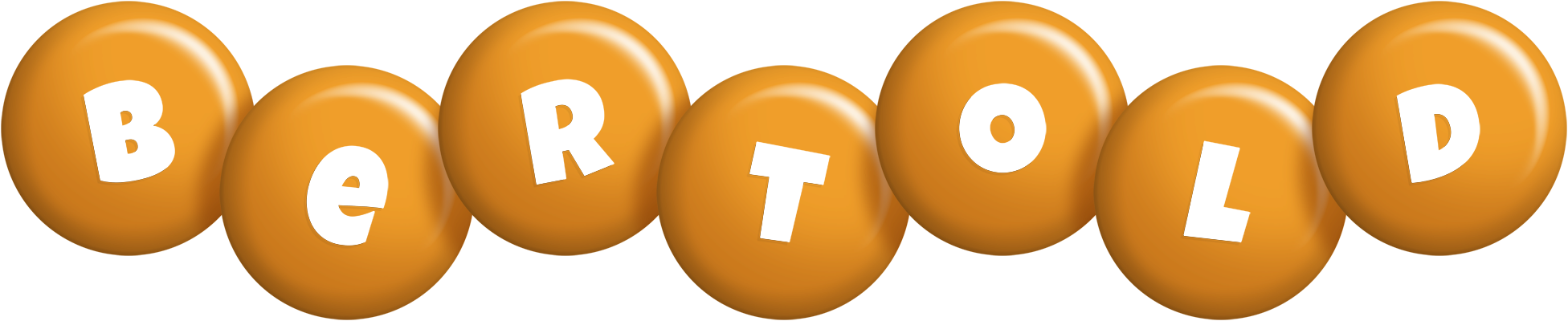 Bertold candy-orange logo