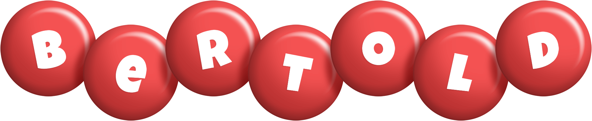 Bertold candy-red logo