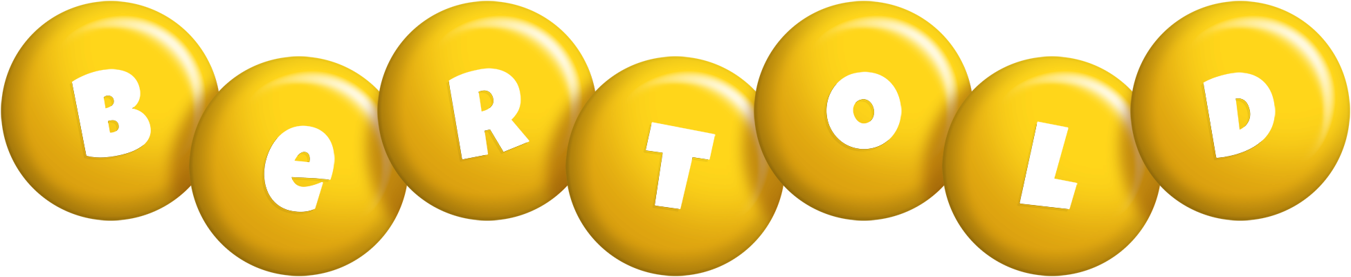 Bertold candy-yellow logo