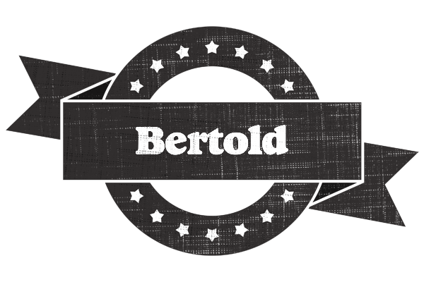 Bertold grunge logo