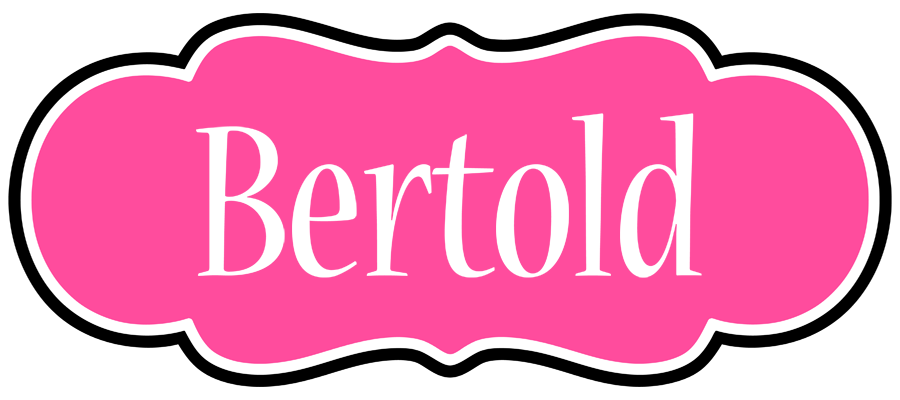 Bertold invitation logo