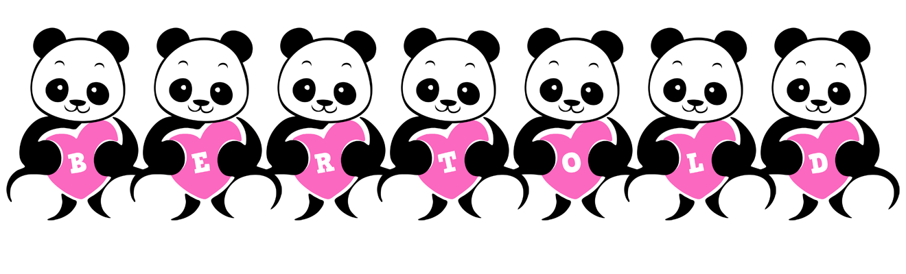 Bertold love-panda logo