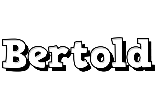 Bertold snowing logo
