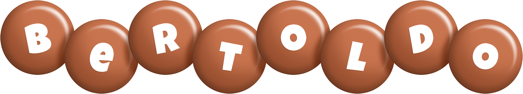 Bertoldo candy-brown logo