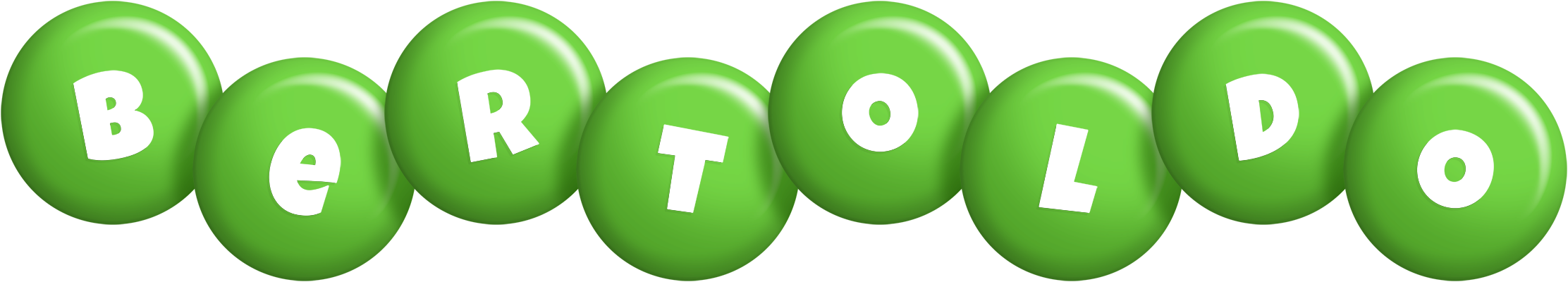 Bertoldo candy-green logo