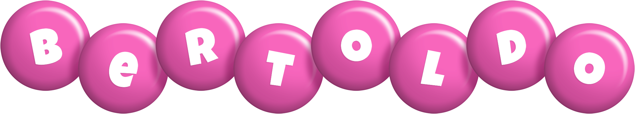 Bertoldo candy-pink logo