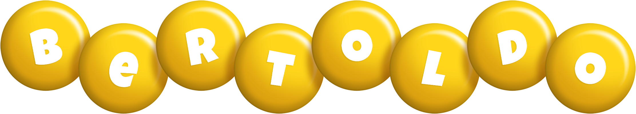 Bertoldo candy-yellow logo