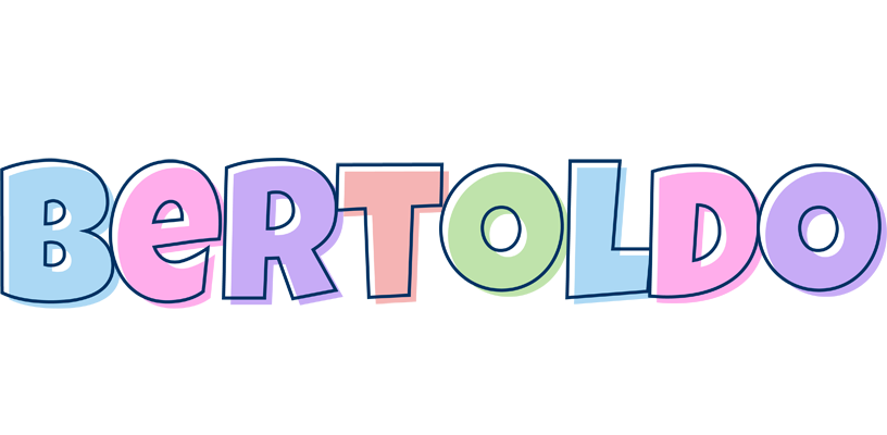 Bertoldo pastel logo