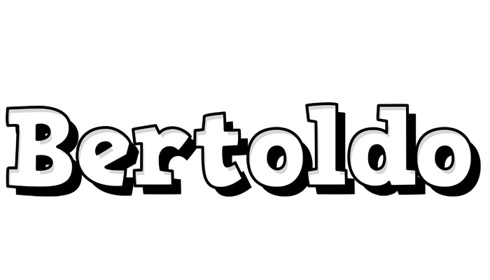 Bertoldo snowing logo