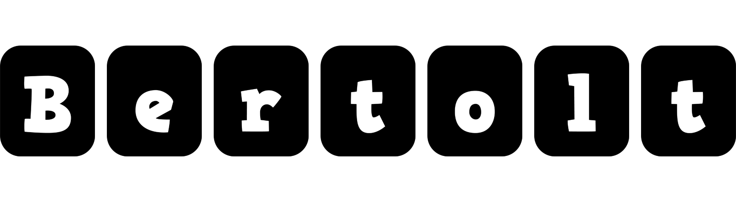 Bertolt box logo