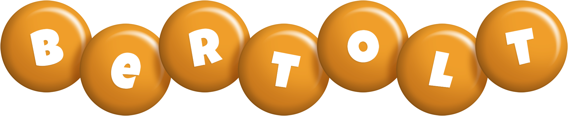 Bertolt candy-orange logo