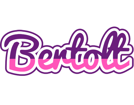 Bertolt cheerful logo