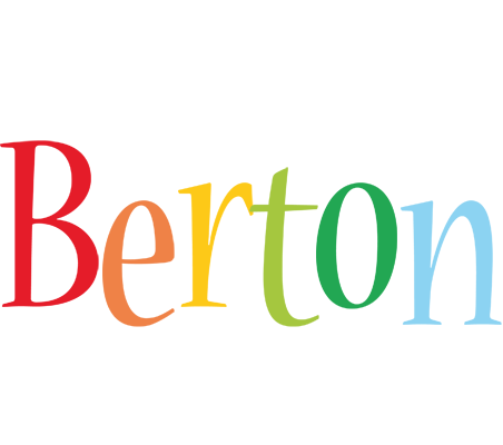 Berton birthday logo