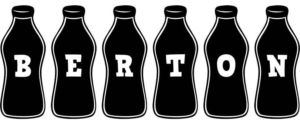 Berton bottle logo